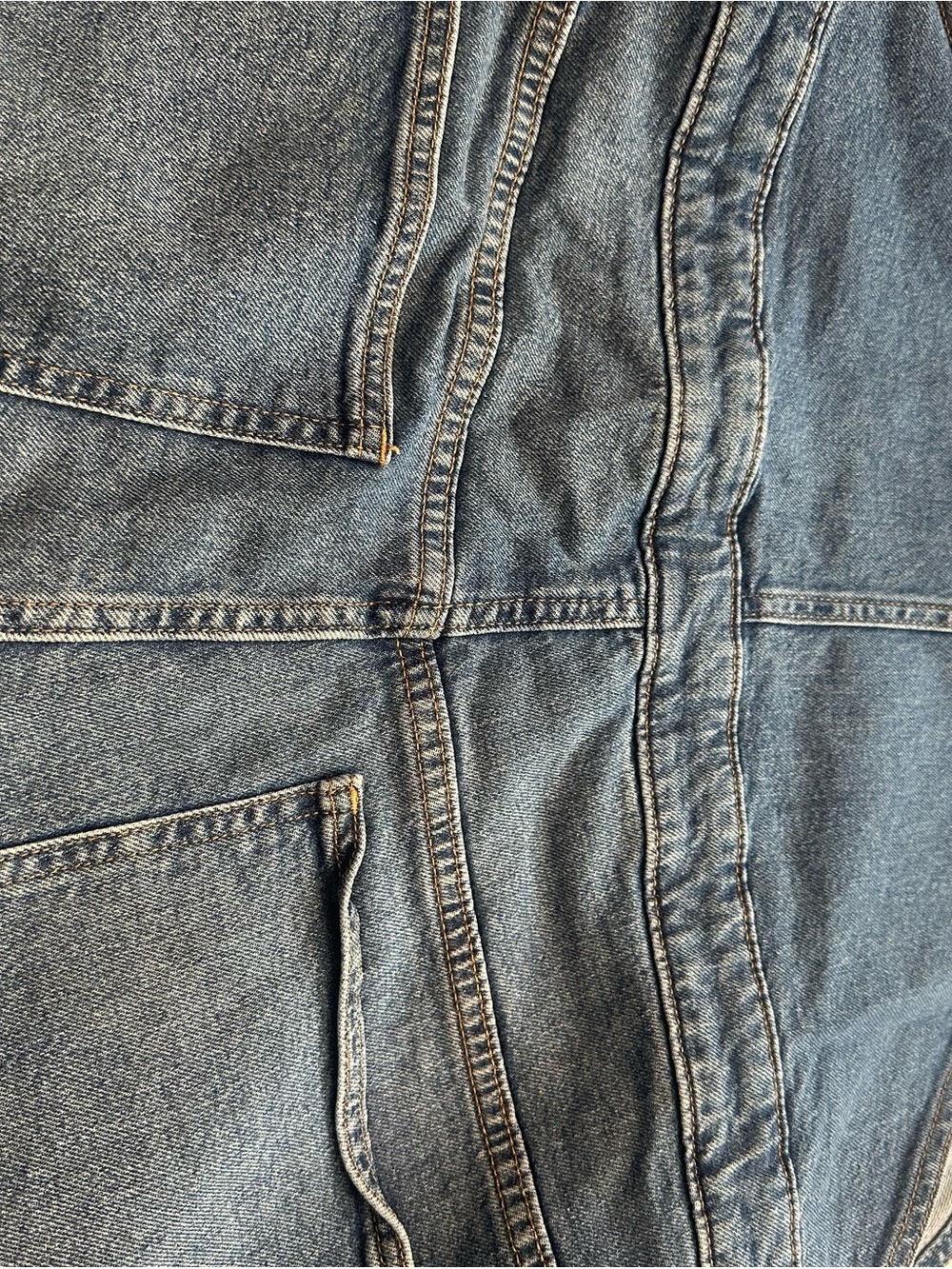 GAP Blue Denim Women's Overalls Dress - Picture 4 of 4
